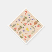 マジカル開花マンドレークパターン スタンダードカクテルナプキン (角)