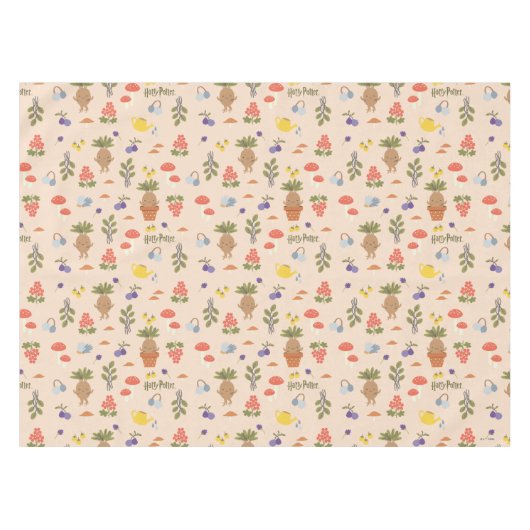 マジカル開花マンドレークパターン テーブルクロス (正面(横))