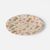 マジカル開花マンドレークパターン ペーパープレート (アングル)