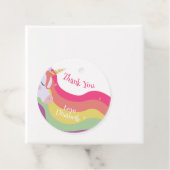 マジカル鮮やかレインボーユニコーン誕生日 フェイバータグ (インサイチュ)