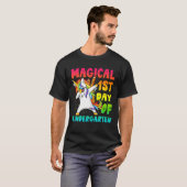 マジカル1日目の幼稚園新学期ダビン Tシャツ (正面フル)