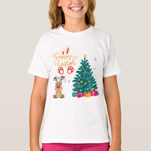 "マジカル・クリスマスの陽気" Tシャツ (正面)