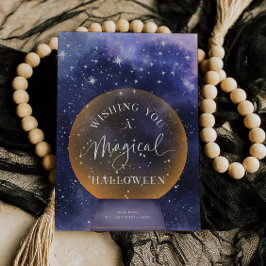 マジカル ハロウィン 天体 ホリデー グリーティング カード