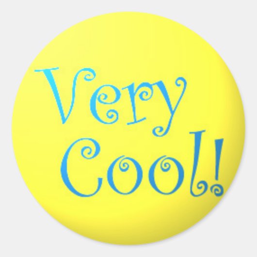 マジクールー!ステッカー ラウンドシール (正面)