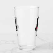 マジシャスハットと魔法ウォンドパーソナライズされた タンブラーグラス (左)