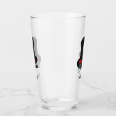 マジシャスハットと魔法ウォンドパーソナライズされた タンブラーグラス (右)