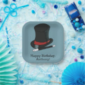 マジシャスハット魔法ショーバースデーパーティー ペーパープレート (パーティー)