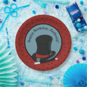 マジシャスハット魔法ショーバースデーパーティー ペーパープレート (パーティー)