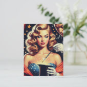 マジシャンがピン留めする ポストカード (スタンド正面)