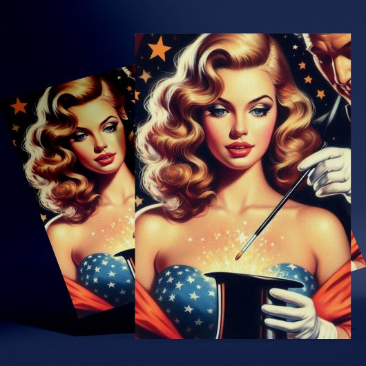 マジシャンがピン留めする ポストカード