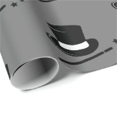 マジシャンのトップハットプリント ラッピングペーパー (ロールコーナー)