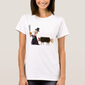 マジシャンのパフォーマンス Tシャツ (正面)