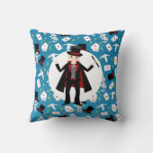 マジシャンガールショーバースデーパーティー クッション (裏面)