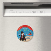 マジシャンガールショーバースデーパーティー マグネット (インサイチュ (食洗機))