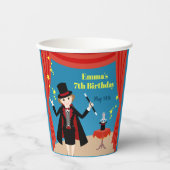 マジシャンガールショーバースデーパーティー 紙コップ (正面)