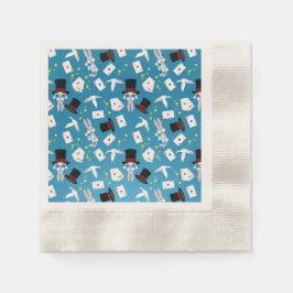 マジシャンガールショーバースデーパーティー 縁ありカクテルナプキン