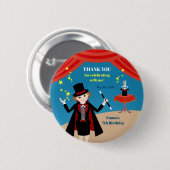 マジシャンガールショーバースデーパーティー 缶バッジ (正面&裏面)