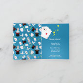 マジシャンガールショー誕生日パーティー 招待状 (内部)