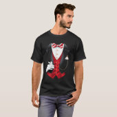 マジシャンコスチュームタキシード Tシャツ (正面フル)