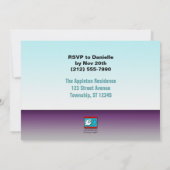 マジシャンズハット – 子供の誕生日パーティの招待状 招待状 (裏面)