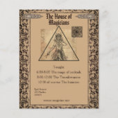 マジシャンタロットカードアートペルソナライズ チラシ (正面)