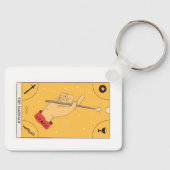 マジシャンタロットカードインフィニティ4つの要素 キーホルダー (正面)