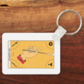 マジシャンタロットカードインフィニティ4つの要素 キーホルダー (正面)