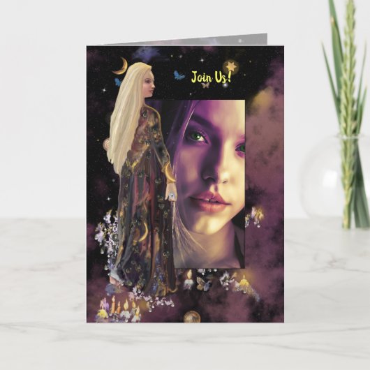 マジシャンテンプレート! 招待状 (正面)