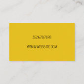 マジシャントランプのポーカー名刺 名刺 (裏面)