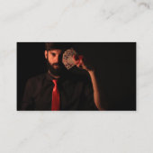 マジシャンハットと魔法ワンドイルシオニスト 名刺 (裏面)