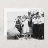 マジシャンハリーホーディーニオーバーボードボックスエスケープ1912 ポストカード (正面/裏面)