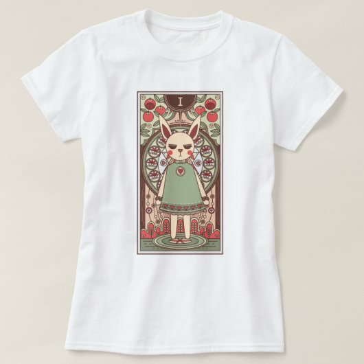 マジシャンバニータロットカードTシャツ Tシャツ (デザイン正面)