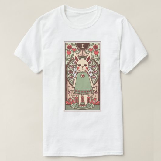マジシャンバニータロットカードTシャツ Tシャツ (デザイン正面)