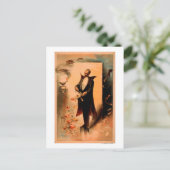 マジシャンバラをハットポスターから引き出す ポストカード (スタンド正面)