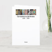 マジシャンパパと息子(1) - 父の日 シーズンカード (裏面)