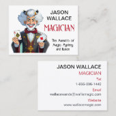 マジシャンパーソナライズされたズ・ビジネス・カード 名刺 (正面/裏面)