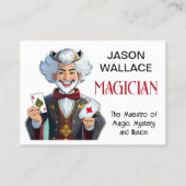 マジシャンパーソナライズされたズ・ビジネス・カード 名刺 (正面)