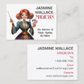 マジシャンパーソナライズされたズ・ビジネス・カード 名刺 (正面/裏面)
