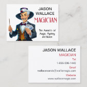 マジシャンパーソナライズされたズ・ビジネス・カード 名刺 (正面/裏面)