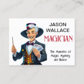 マジシャンパーソナライズされたズ・ビジネス・カード 名刺 (正面)