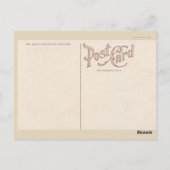 マジシャンビクトリアンタロットカードはがき ポストカード (裏面)