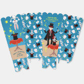 マジシャンボーイ・ショー誕生日パーティー フェイバーボックス (見開き)