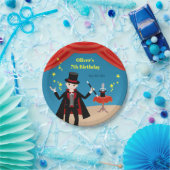 マジシャンボーイ・ショー誕生日パーティー ペーパープレート (パーティー)