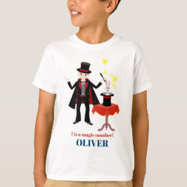 マジシャンボーイ・ショー誕生日パーティー Tシャツ