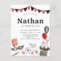 マジシャンラビットデッキカードワンド魔法ショー誕生日