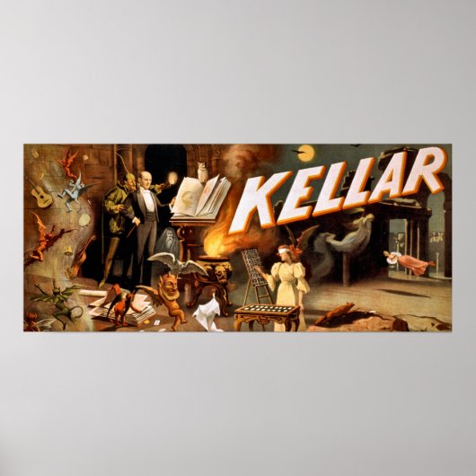 マジシャンヴィンテージポスター – 超常現象 ポスター (正面)