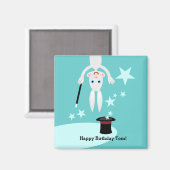 マジシャン子供の誕生日パーティー マグネット (正面/裏面)