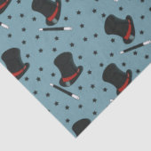 マジシャン帽子、魔法ウォンドとスターズブルー 薄葉紙 (詳細)