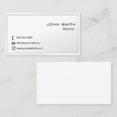 マジシャン平白縁ど 名刺 (正面/裏面)