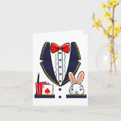 マジシャン衣装ハロウィーン魔法ショーメンズウィメンズキ カード (黄色い花)